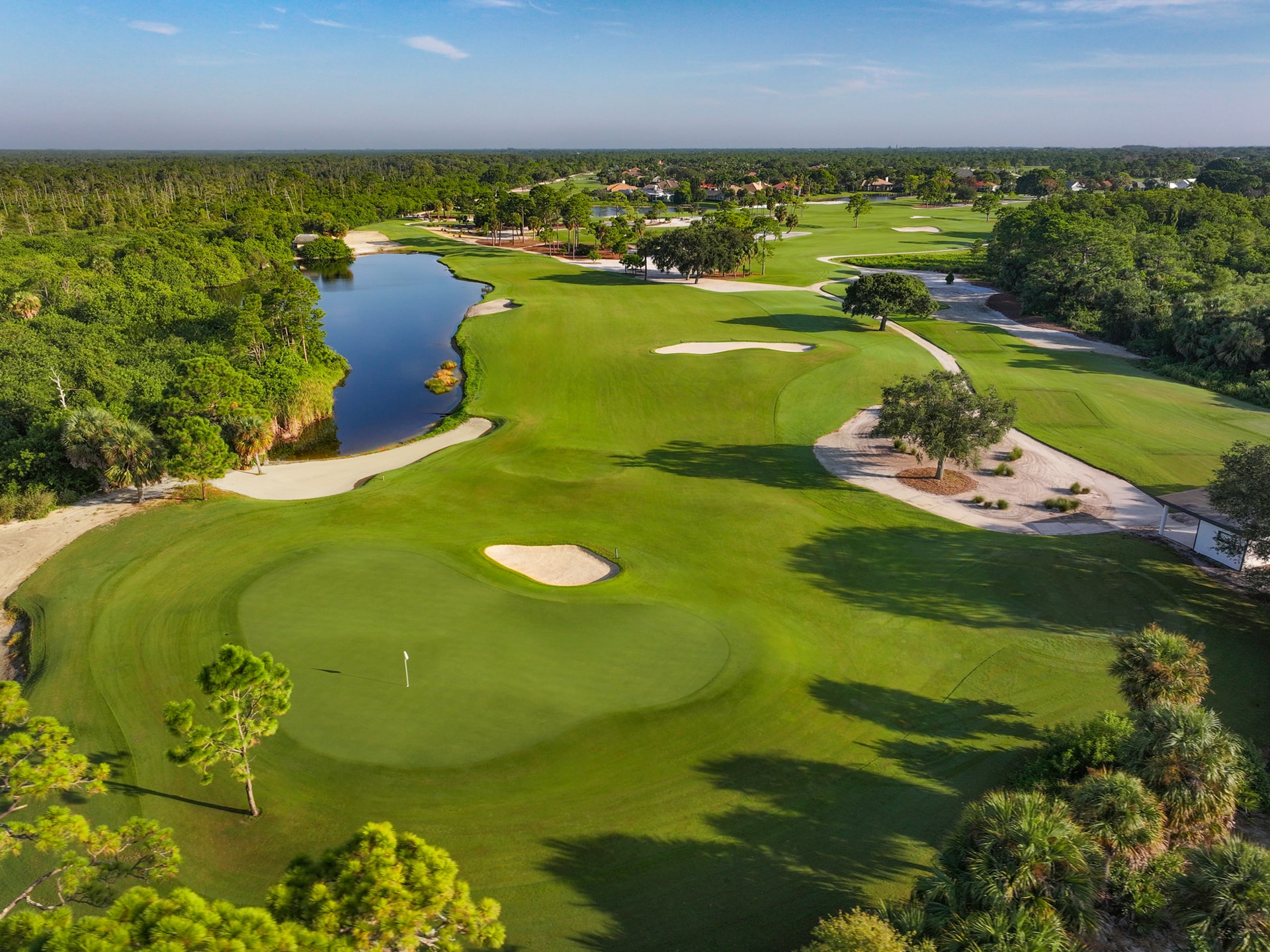 Hobe Sound Private Golf Course Aerial