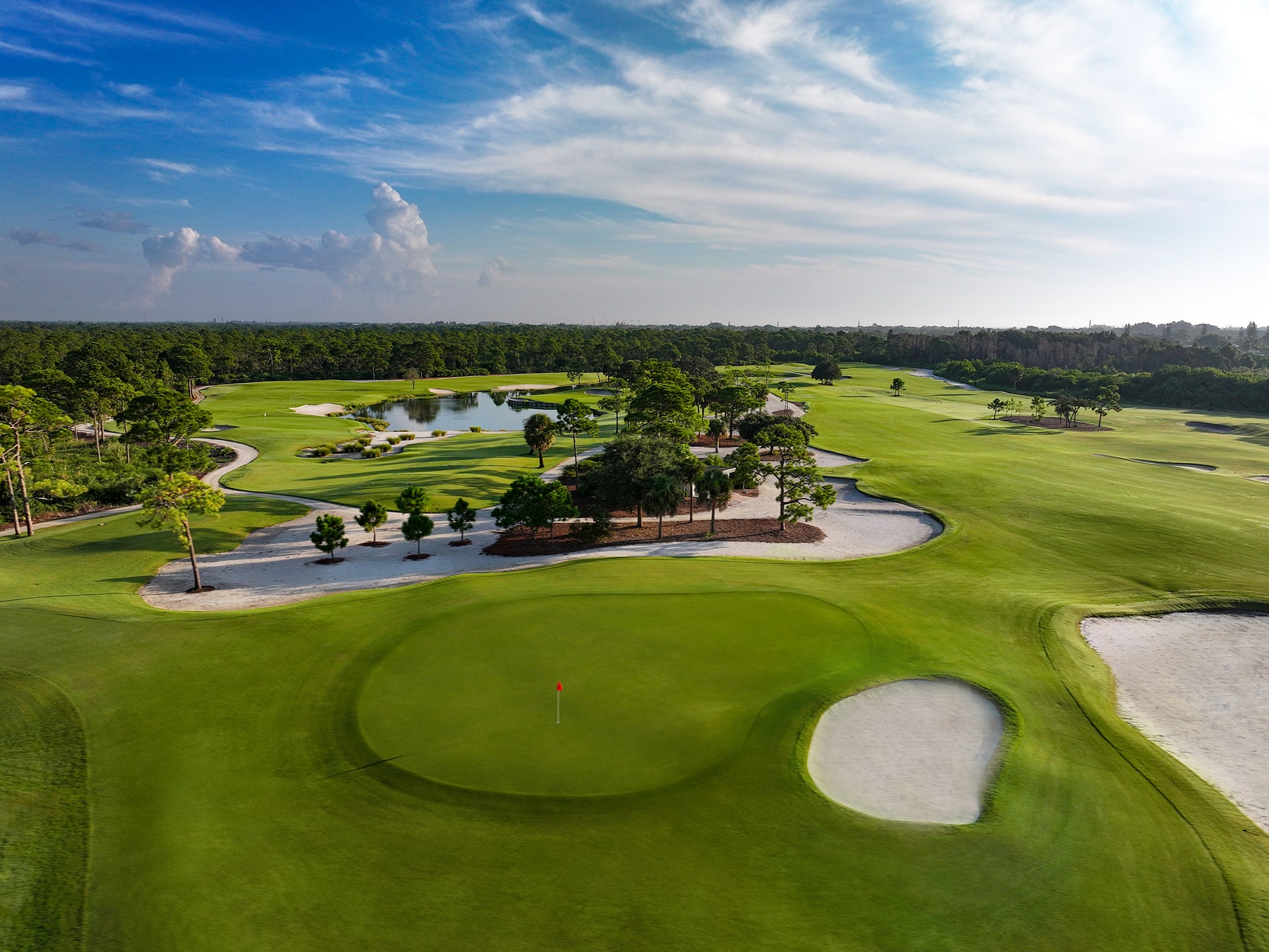 aerial of Hobe Sound Golf Club course