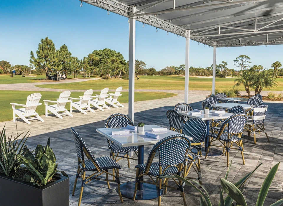 Patio Dining at Hobe Sound Golf Club