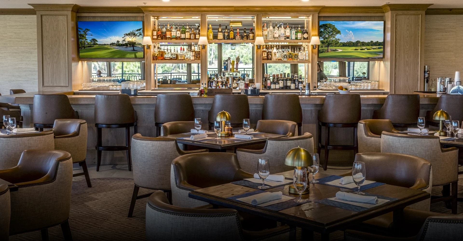 Private Dining Bar at Hobe Sound Golf Club